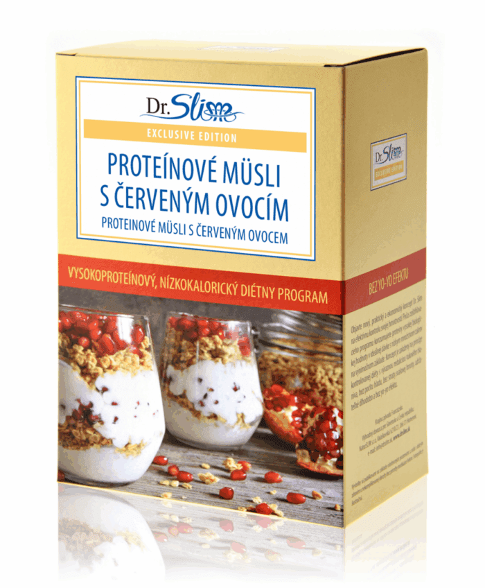 Proteínové müsli s červeným ovocím