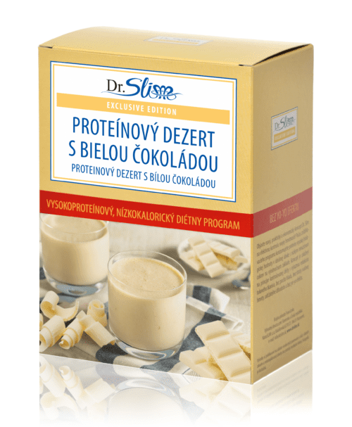 Proteínový dezert s bielou čokoládou