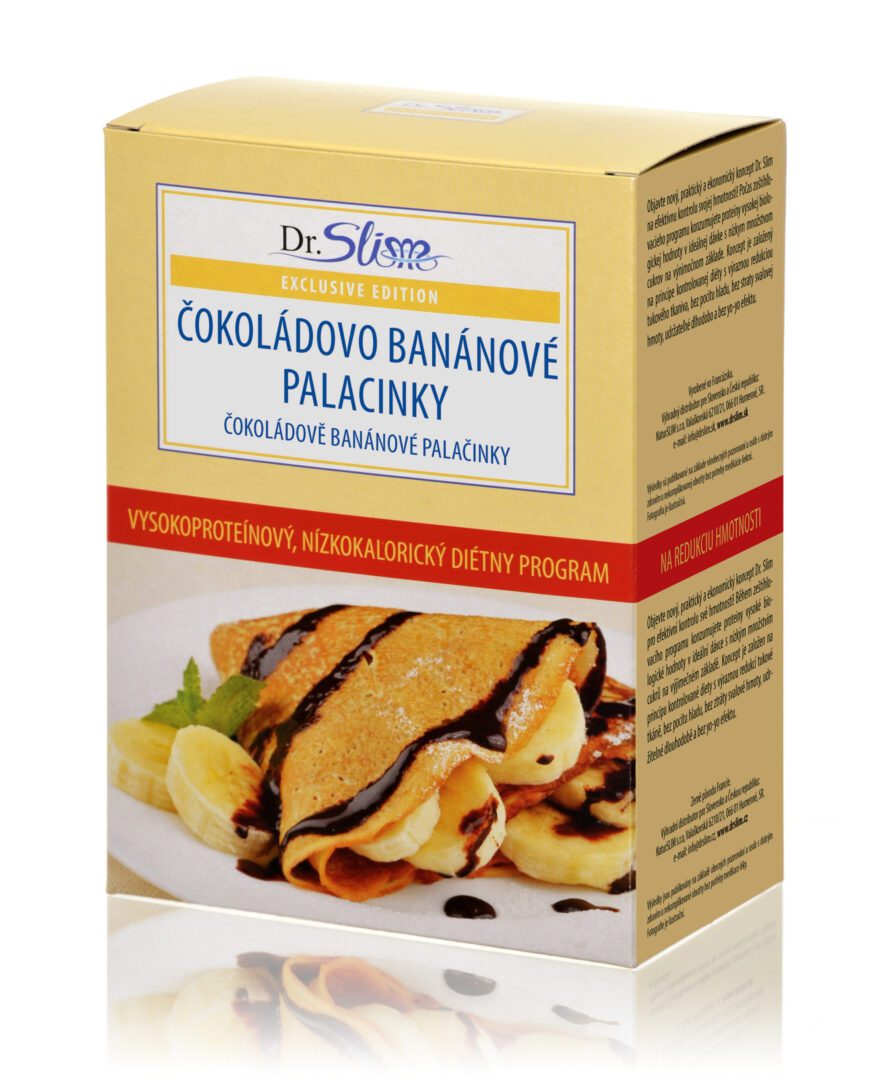 Čokoládovo banánové palacinky