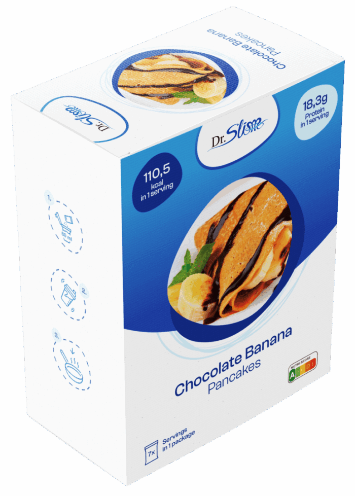 Čokoládovo banánové palacinky