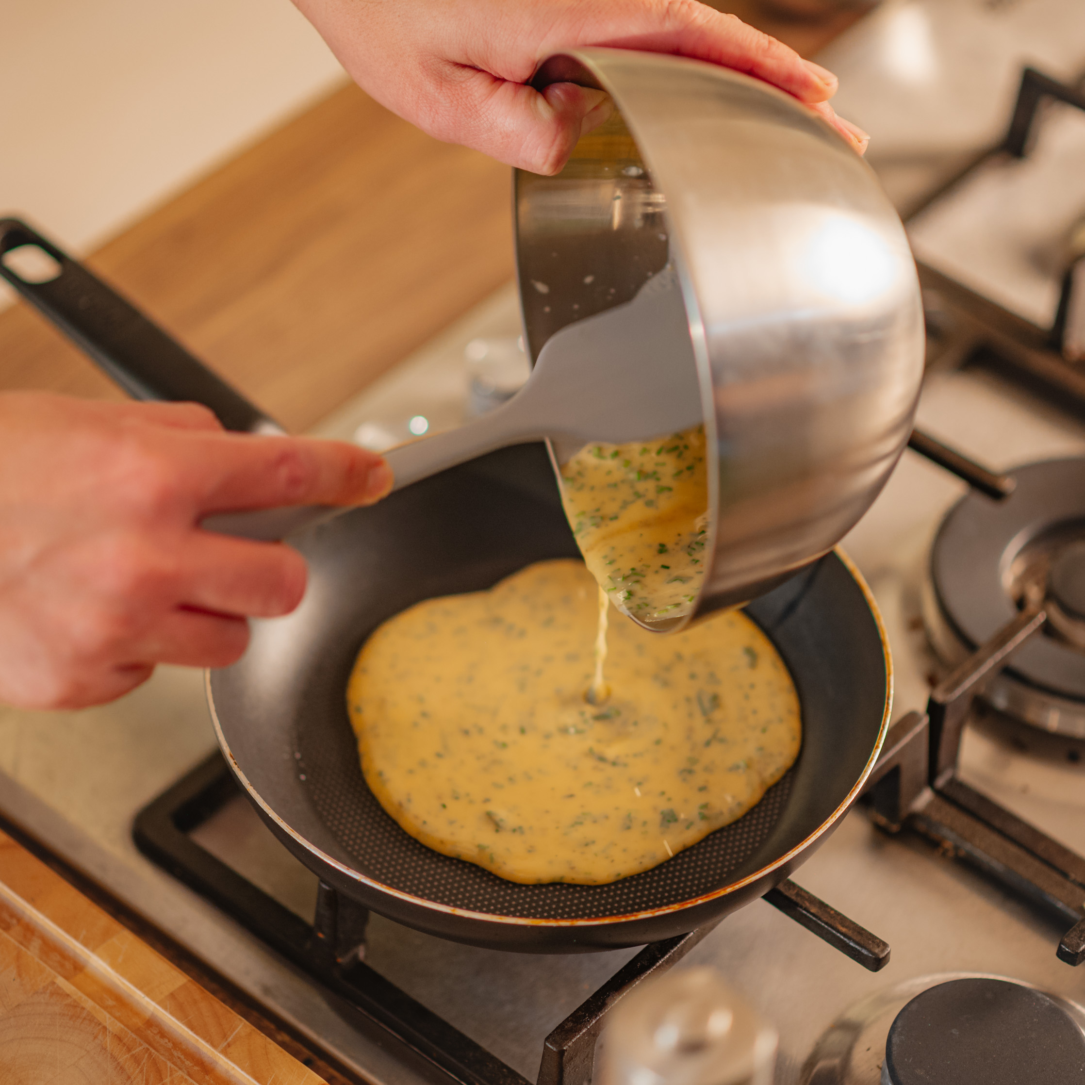 Proteínová omeleta s provensálskymi bylinami Proteínová omeleta s provensálskymi bylinami