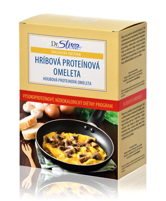 Hríbová proteínová omeleta