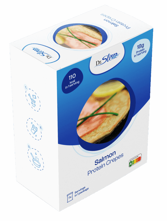 Lososové proteínové placky