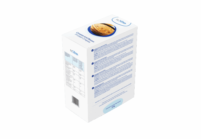 Proteinové syrovo-slaninové placky