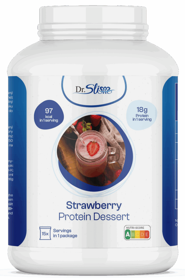 XXL 450 g Proteínový dezert s jahodami XXL 450 g Proteínový dezert s jahodami