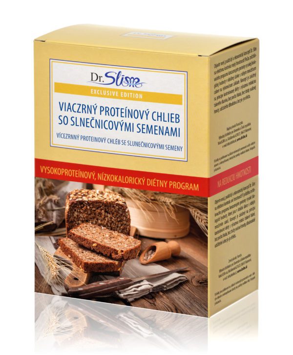 Viaczrný proteínový chlieb so slnečnicovými semenami