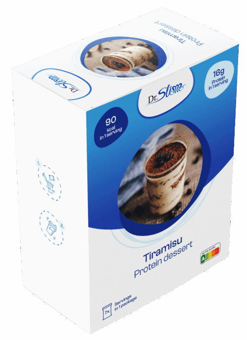 Proteínový tiramisu dezert