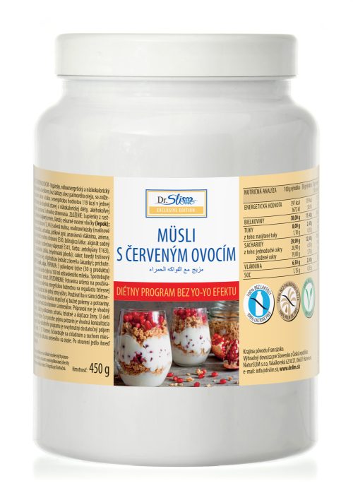 Musli s červeným ovocím XXL 450g box