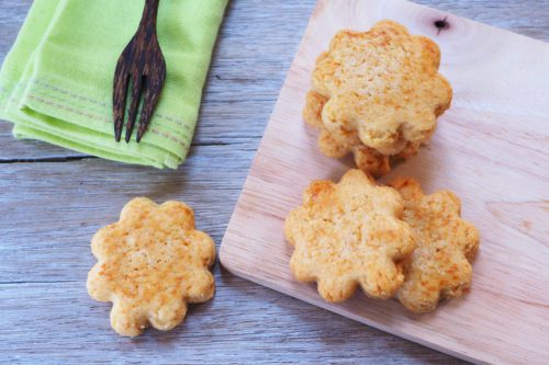 Vegetariánske slané proteínové sušienky