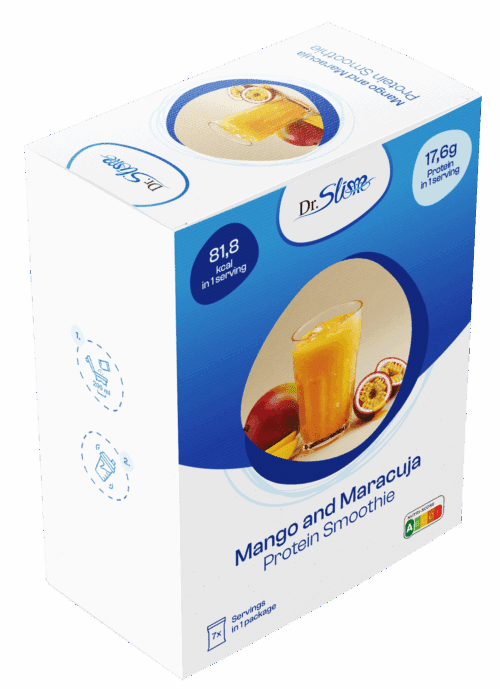 Proteínové smoothie s príchuťou mango – maracuja