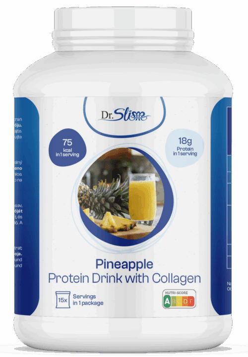 XXL Proteínový ananásový nápoj s kolagénom