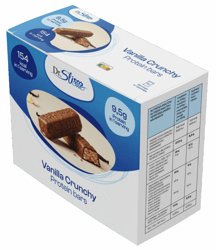 Vanilkové proteínové chrumkavé tyčinky