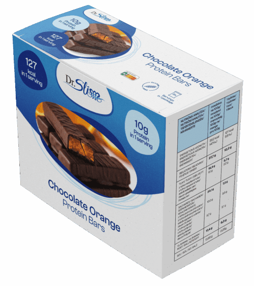 Čokoládovo pomarančové proteínové tyčinky