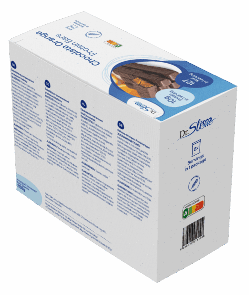 Čokoládovo pomarančové proteínové tyčinky