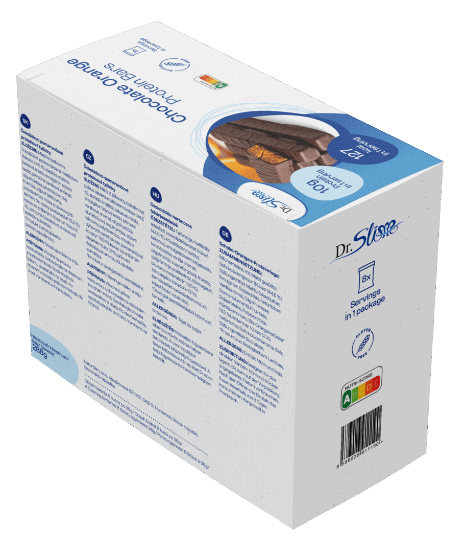 Čokoládovo pomarančové proteínové tyčinky Čokoládovo pomarančové proteínové tyčinky