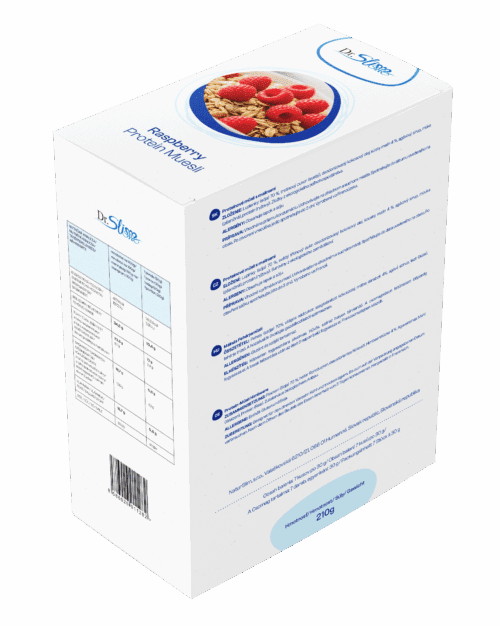 Proteinové müsli s malinami