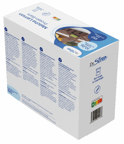 Proteínové tyčinky matcha citrón