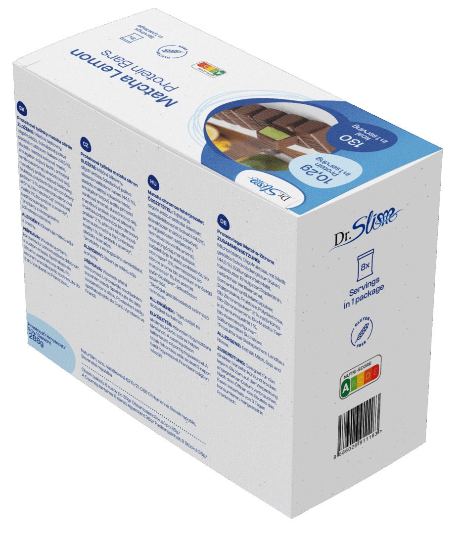 Proteínové tyčinky matcha citrón Proteínové tyčinky matcha citrón