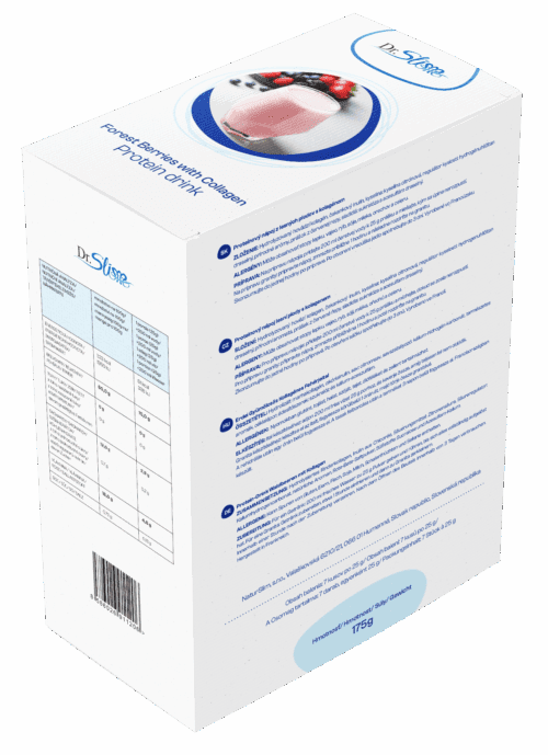 Proteínový nápoj z lesných plodov s kolagénom