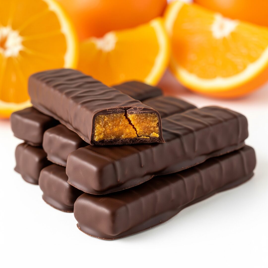 Čokoládovo pomarančové proteínové tyčinky Čokoládovo pomarančové proteínové tyčinky