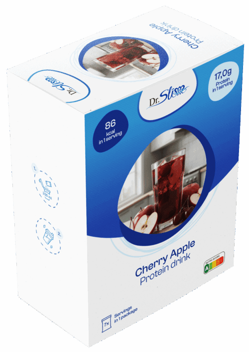 Proteínový čerešňovo jablkový nápoj