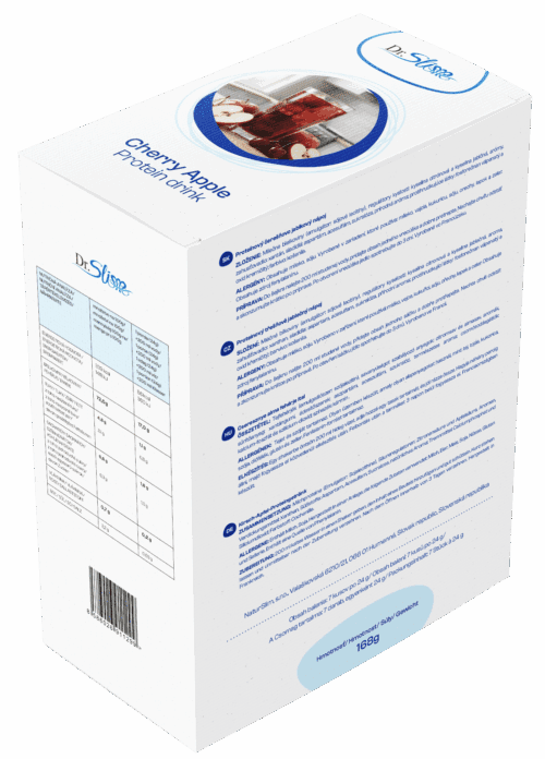 Proteínový čerešňovo jablkový nápoj