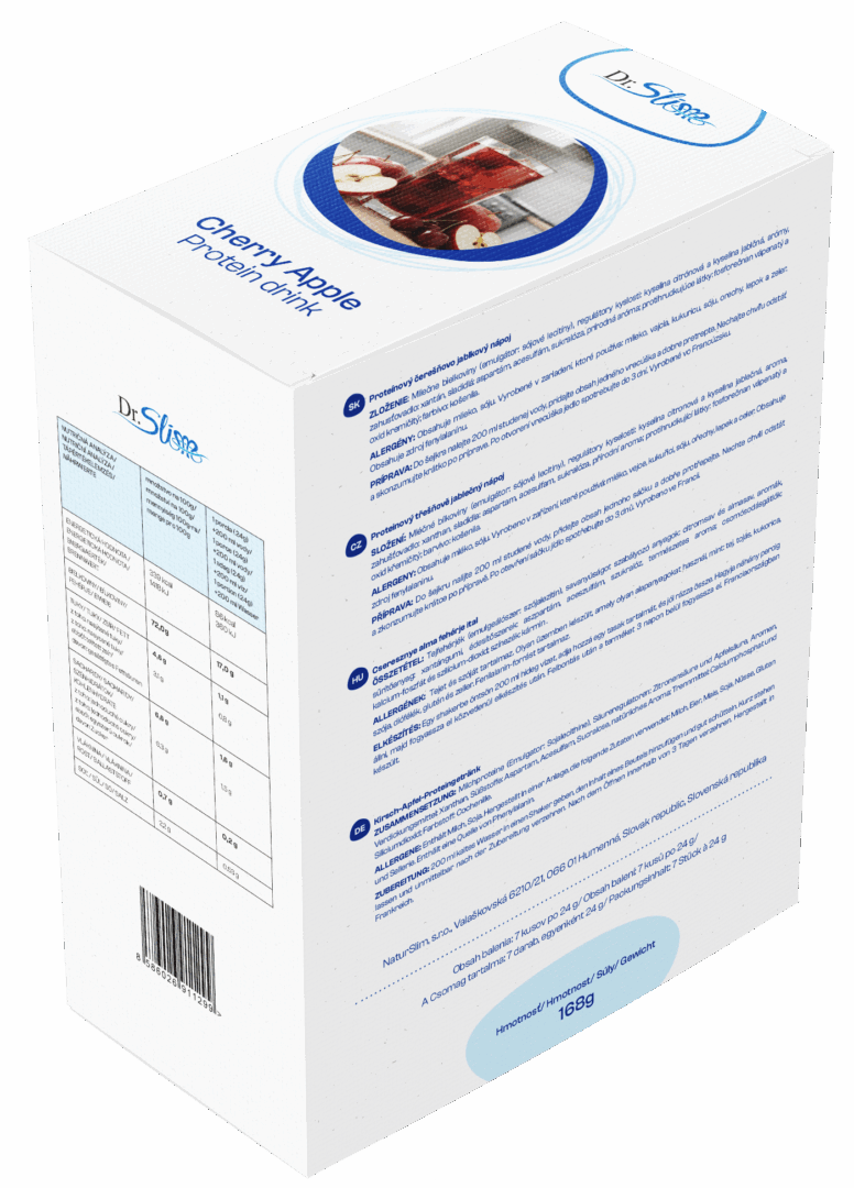 Proteínový čerešňovo jablkový nápoj Proteínový čerešňovo jablkový nápoj
