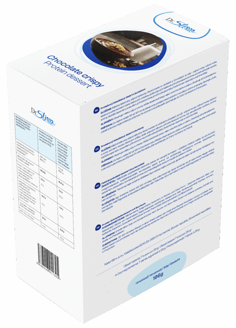 Proteínový čokoládový dezert s burizónmi Proteínový čokoládový dezert s burizónmi