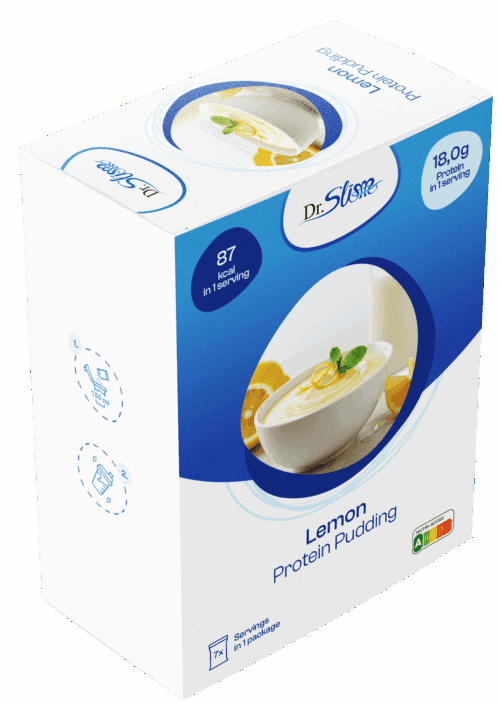 Proteínový puding s citrónovou príchuťou