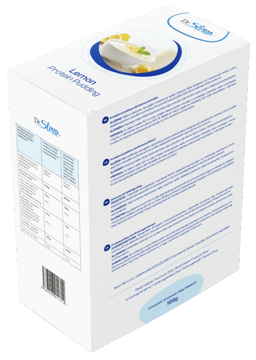 Proteínový puding s citrónovou príchuťou