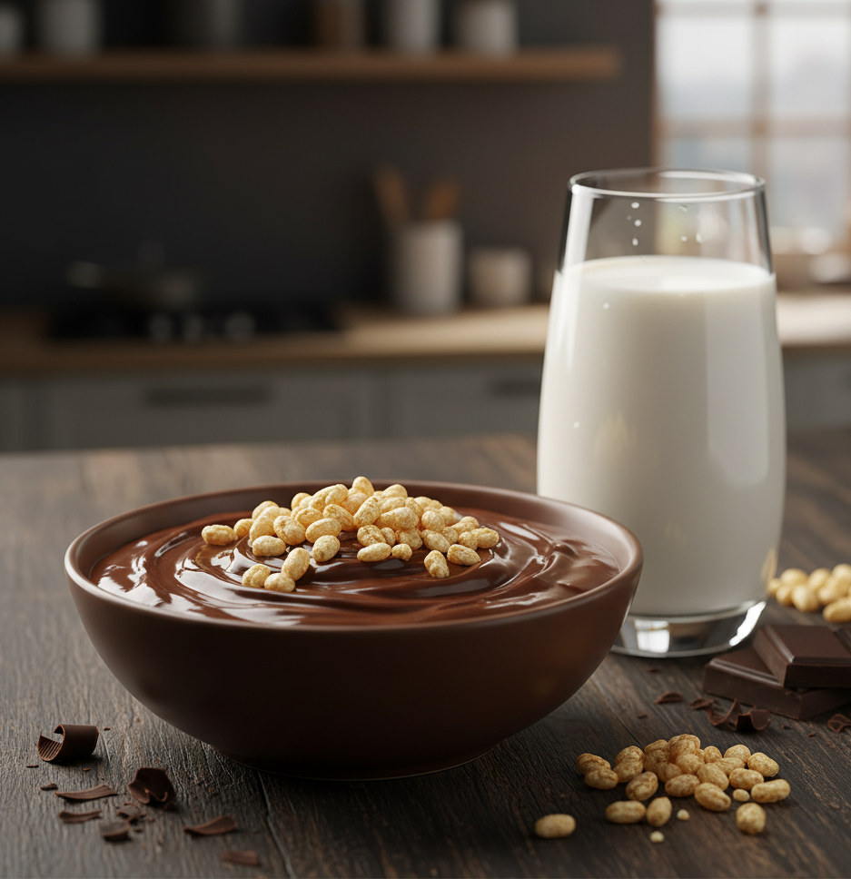 Proteínový čokoládový dezert s burizónmi Proteínový čokoládový dezert s burizónmi